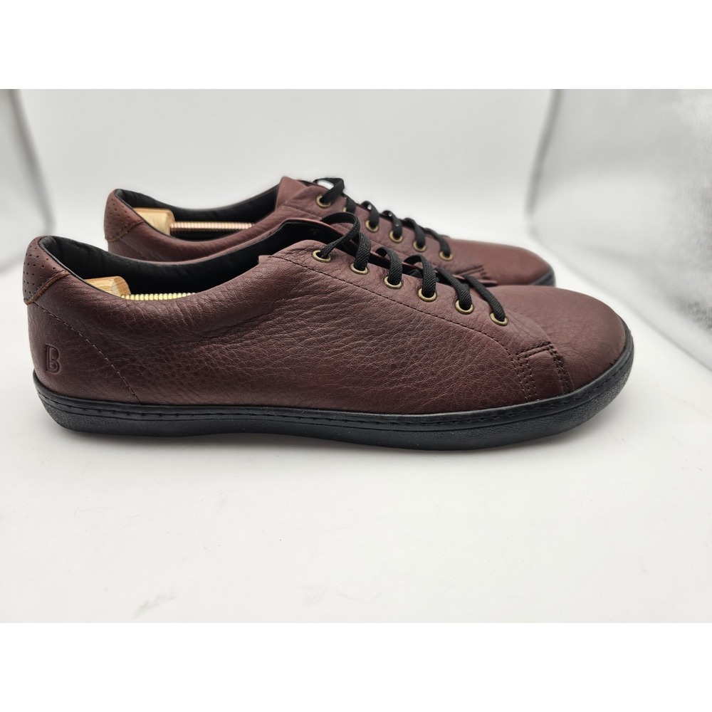 BIRCHBURY Bramford Barefoot Minimalist Leather Slip-on Sneakers Brown Men's 12 - Picture 4 of 10